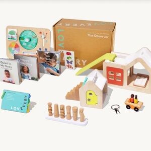Lovevery Wooden Learning Toy Set for Kids - Multicolor